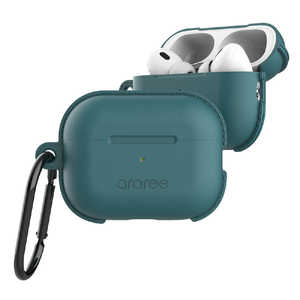 ROA ソフトケース POPS for AirPods Pro(第2/1世代) フォレストブルー araree AR25041APP2 ROA ソフトケース POPS for AirPods Pro(第2/1世代) フォレストブルー araree AR25041APP2