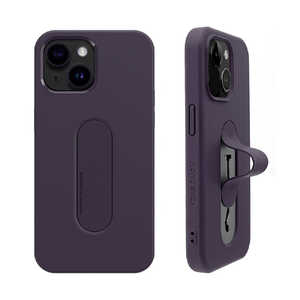 ROA iPhone 15 Plus(6.7インチ) Mag Grip フラットケース momostick ディープ パープル MMS25314i15PL