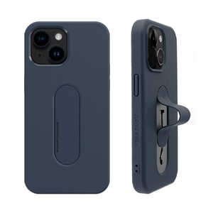 ROA iPhone 15 Plus(6.7インチ) Mag Grip フラットケース momostick ネイビー MMS25316i15PL