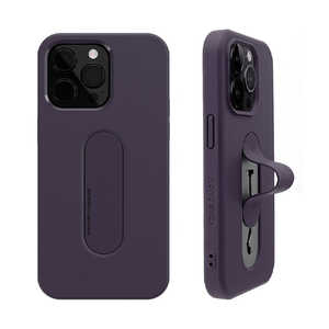 ROA iPhone 15 Plus(6.7インチ) Mag Grip フラットケース momostick ディープ パープル MMS25322i15PM