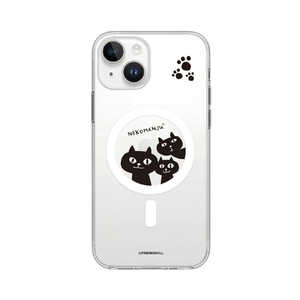 ROA iPhone 15(6.1インチ) ネコマンジュウMagSafe対応クリアケース abbi FRIENDS 覗いてごらん ABF25339i15 ROA iPhone 15(6.1インチ) ネコマンジュウMagSafe対応クリアケース abbi FRIENDS 覗いてごらん ABF25339i15