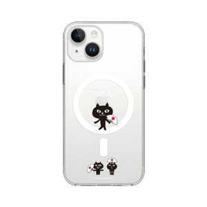 ROA iPhone 15(6.1インチ) ネコマンジュウMagSafe対応クリアケース abbi FRIENDS 渡り ABF25342i15 ROA iPhone 15(6.1インチ) ネコマンジュウMagSafe対応クリアケース abbi FRIENDS 渡り ABF25342i15