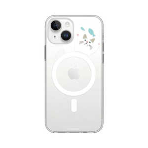 ROA iPhone 15(6.1インチ) ターチャンMagSafe対応クリアケース abbi FRIENDS おさかなブルー ABF25344i15