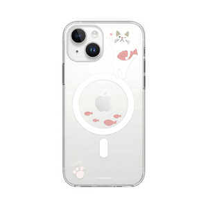 ROA iPhone 15(6.1インチ) ターチャンMagSafe対応クリアケース abbi FRIENDS おさかなピンク ABF25345i15 ROA iPhone 15(6.1インチ) ターチャンMagSafe対応クリアケース abbi FRIENDS おさかなピンク ABF25345i15