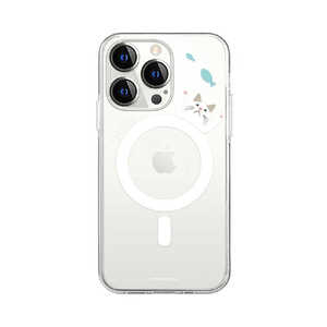 ROA iPhone 15 Pro(6.1インチ) ターチャンMagSafe対応クリアケース abbi FRIENDS おさかなブルー ABF25377i15PR