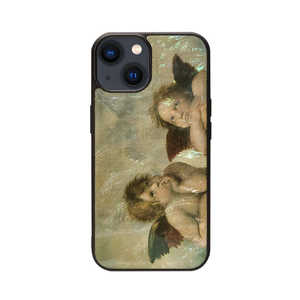 ROA iPhone 15(6.1インチ) 天然貝ケース ikins システィーナの聖母のプッティ I25458i15