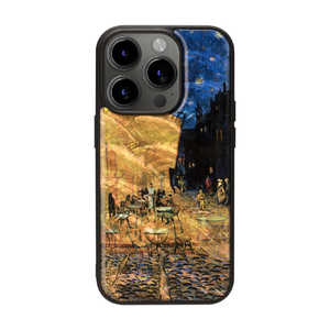 ROA iPhone 15 Plus(6.7インチ) 天然貝ケース ikins 夜のカフェテラス I25495i15PM ROA iPhone 15 Plus(6.7インチ) 天然貝ケース ikins 夜のカフェテラス I25495i15PM