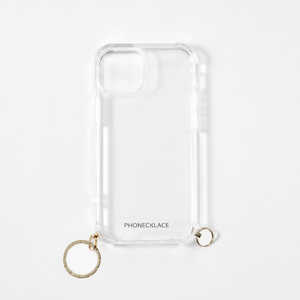 ROA iPhone 15 Plus(6.7インチ) チェーンショルダーストラップ付キクリアケース PHONECKLACE ゴールド PN25591i15PL ROA iPhone 15 Plus(6.7インチ) チェーンショルダーストラップ付キクリアケース PHONECKLACE ゴールド PN25591i15PL