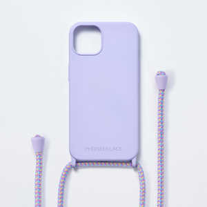 ROA iPhone 15 Pro(6.1インチ) ストラップホール付キシリコンケース+Rope Strap PHONECKLACE ラベンダー PN25672i15 ROA iPhone 15 Pro(6.1インチ) ストラップホール付キシリコンケース+Rope Strap PHONECKLACE ラベンダー PN25672i15