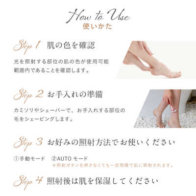 NOEND 家庭用脱毛器 コードレス脱毛器 NB-HR-001 ［フラッシュ式