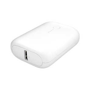 MOTTERU モバイルバッテリー10000mAh 国内最小最軽量モバイルバッテリー大容量10000mAh ［USB Power Delivery対応 /2ポート］ ホワイト MOT-MB10001Z-WH