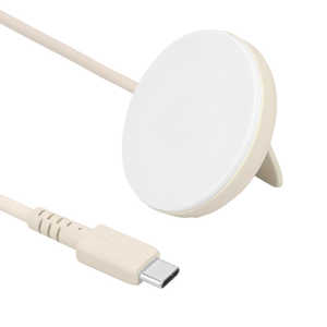 MOTTERU Qi2対応 マグネット式ワイヤレス充電器 スタンド付き ケーブルバンド付属 アーモンドミルク MOT-QI15W02-AM MOTTERU Qi2対応 マグネット式ワイヤレス充電器 スタンド付き ケーブルバンド付属 アーモンドミルク MOT-QI15W02-AM