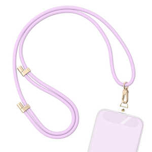 MOTTERU シリコンショルダーストラップ 自由に長さ調整できる 3way パープル MOT-STRAP01-PU MOTTERU シリコンショルダーストラップ 自由に長さ調整できる 3way パープル MOT-STRAP01-PU