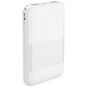 GWORKER モバイルバッテリー 5000mAh ホワイト  GWP5A221WT