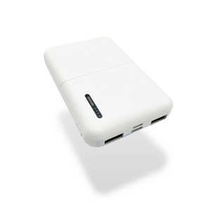 サンマックステクノロジーズ モバイルバッテリー 5000mAh 3ポート 薄型・コンパクトサイズ ホワイト ［5000mA］ GWP5A224WT