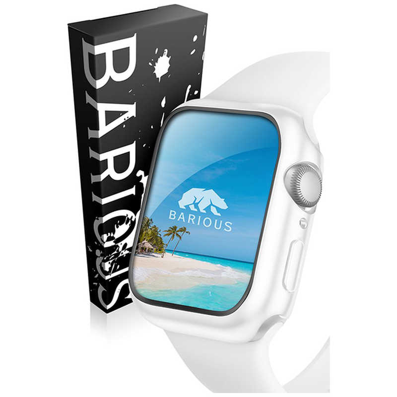 BARIOUS BARIOUS BARIGUARD3 FOR APPLEWATCH 44MM 耐水 PCケース BARIOUS ホワイト ホワイト 011544MMWHITE 011544MMWHITE