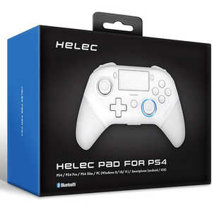 BARIOUS コントローラー HELEC PAD FOR PS4 WHITE HEL-102-22-WHITE