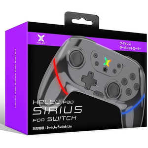 BARIOUS コントローラー HELEC PAD SIRIUS FOR SWITCH BLACK HEL-106-BLACK