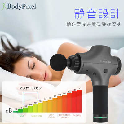 BODYPIXEL ボディピクセル マッスルガン 標準セット(グレー) BP