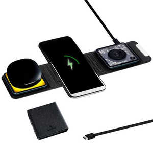 トランスペクト 4 SPRING フォースプリングス 折りたたみ式 3 in 1 ワイヤレス充電器 チャコールグレー 4S-WC トランスペクト 4 SPRING フォースプリングス 折りたたみ式 3 in 1 ワイヤレス充電器 チャコールグレー 4S-WC