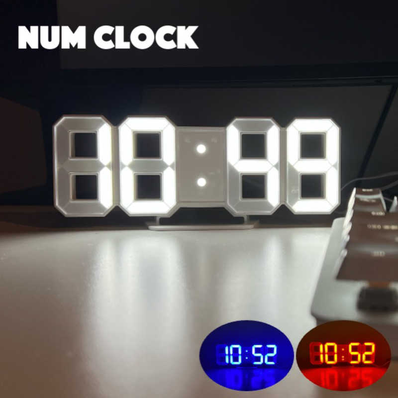TRIZON TRIZON LEDデジタル時計「NUM Clock」 TZ-NUM TZ-NUM