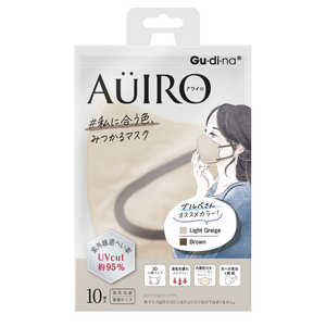 青山通商 Gu・di・na アウイロマスク ライトグレージュ10枚 