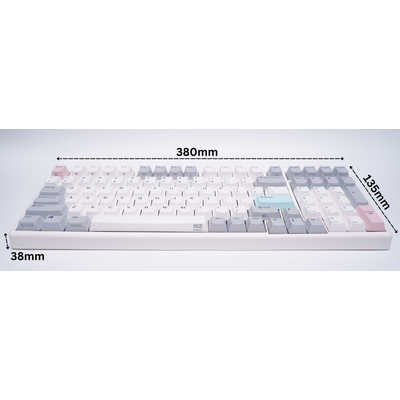 NIZ キーボード X99(英語配列) ［有線 /USB］ ホワイト X99EC-S / 35gf