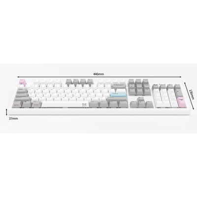 キーボード NIZ S104EC(S)/35gf NIZ キーボード S104(英語配列) ［有線 /USB］ ホワイト S104EC