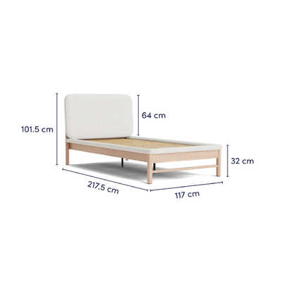 コアラマットレス New ファブリックベッドフレーム クリフダイブ