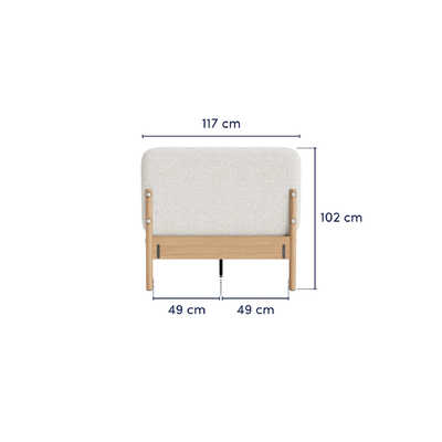 コアラマットレス New ファブリックベッドフレーム クリフダイブ