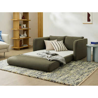 コアラマットレス コアラソファーベッド CUSHY＿セミダブル グリーン