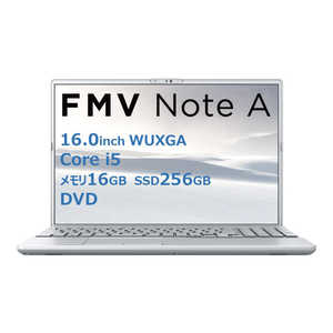 xm FUJITSU FMV Note A A53-K3 m16.0^ / Win11 Home / intel Core i5 / F16GB / SSDF256GB / 2025N10fn t@CVo[ FMVA53K3SA