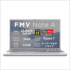 �x�m�� FUJITSU FMV Note A A700-L1 �m15.6�^ / Win11 Home / AMD Ryzen 7 / ������16GB / SSD512GB / Office �I���\�n �t�@�C���V���o�[ FMVA700L1S