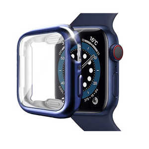 ROYALMONSTER Apple Watch保護カバー40mm(TPU・ブルー) BL RM-8063TBL