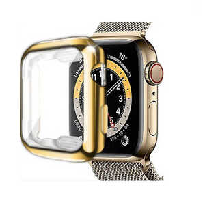 ROYALMONSTER Apple Watch保護カバー45mm(TPU・ゴールド) GD RM-8066TGD