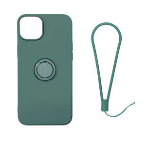 ROYALMONSTER iPhone 14 用シリコン製ケース(リング付・カーキ) Royal Monster(ロイヤルモンスター) RM-14Sili-KH ROYALMONSTER iPhone 14 用シリコン製ケース(リング付・カーキ) Royal Monster(ロイヤルモンスター) RM-14Sili-KH