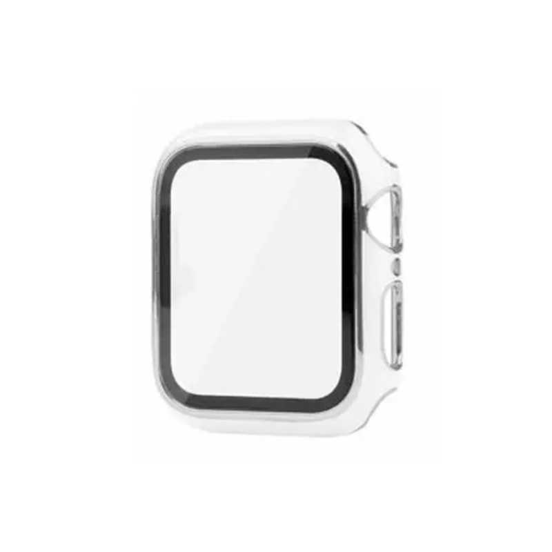 ROYALMONSTER ROYALMONSTER Apple Watch保護カバー40mm(シルバー・ホワイト) WH RM-8170WHSV RM-8170WHSV