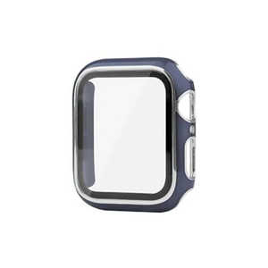 ROYALMONSTER Apple Watch保護カバー44mm(シルバー・ネイビー) NV RM-8190NVSV ROYALMONSTER Apple Watch保護カバー44mm(シルバー・ネイビー) NV RM-8190NVSV