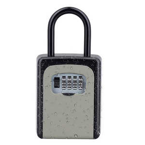 ROYALMONSTER RM 鍵で鍵を掛けるセキュリティボックス WH RM-8386WH