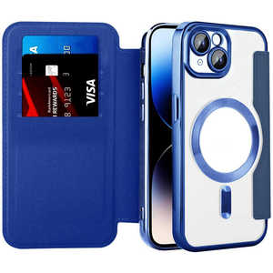 ROYALMONSTER RM iPhone15 MagSafe対応手帳型ケース NV RM-15MG-NV