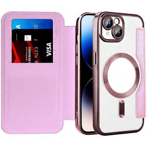 ROYALMONSTER RM iPhone15Plus MagSafe対応手帳型ケース PK RM-15MGPL-PK ROYALMONSTER RM iPhone15Plus MagSafe対応手帳型ケース PK RM-15MGPL-PK