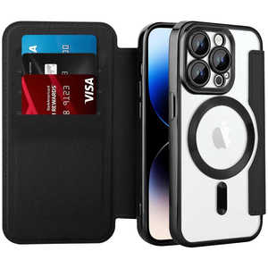 ROYALMONSTER RM iPhone15Promax MagSafe対応手帳型ケース BK RM-15MGPM-BK ROYALMONSTER RM iPhone15Promax MagSafe対応手帳型ケース BK RM-15MGPM-BK