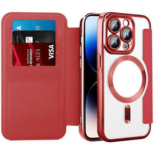 ROYALMONSTER RM iPhone15Promax MagSafe対応手帳型ケース RD RM-15MGPM-RD ROYALMONSTER RM iPhone15Promax MagSafe対応手帳型ケース RD RM-15MGPM-RD