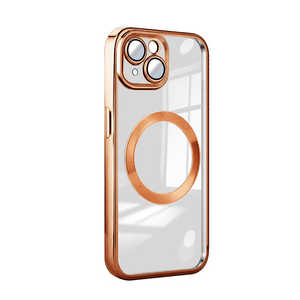 ROYALMONSTER iPhone 15 MagSafe対応 クリアケース GD RM-15N-MGGD ROYALMONSTER iPhone 15 MagSafe対応 クリアケース GD RM-15N-MGGD