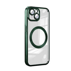 ROYALMONSTER iPhone 15 MagSafe対応 クリアケース GR RM-15N-MGGR ROYALMONSTER iPhone 15 MagSafe対応 クリアケース GR RM-15N-MGGR