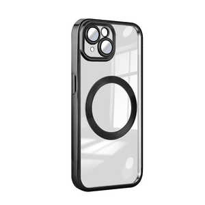 ROYALMONSTER iPhone 15 Plus MagSafe対応 クリアケース BK RM-15NPL-MGBK ROYALMONSTER iPhone 15 Plus MagSafe対応 クリアケース BK RM-15NPL-MGBK