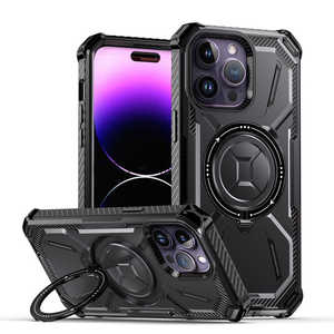 ROYALMONSTER iPhone 15 Pro MagSafe対応ケース GEAR-X PRO BK RM-7808iPRBK ROYALMONSTER iPhone 15 Pro MagSafe対応ケース GEAR-X PRO BK RM-7808iPRBK