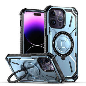ROYALMONSTER iPhone 15 Pro MagSafe対応ケース GEAR-X PRO BL RM-7808iPRBL ROYALMONSTER iPhone 15 Pro MagSafe対応ケース GEAR-X PRO BL RM-7808iPRBL