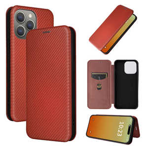ROYALMONSTER iPhone 15 Pro Max カーボンファイバー手帳型ケース RD RM-5375PM-RD ROYALMONSTER iPhone 15 Pro Max カーボンファイバー手帳型ケース RD RM-5375PM-RD