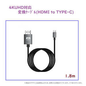 ROYALMONSTER 4KUHDбѴ֥(HDMI to TYPE-C) Type-C ڡ졼 RM-2850CABLESGY